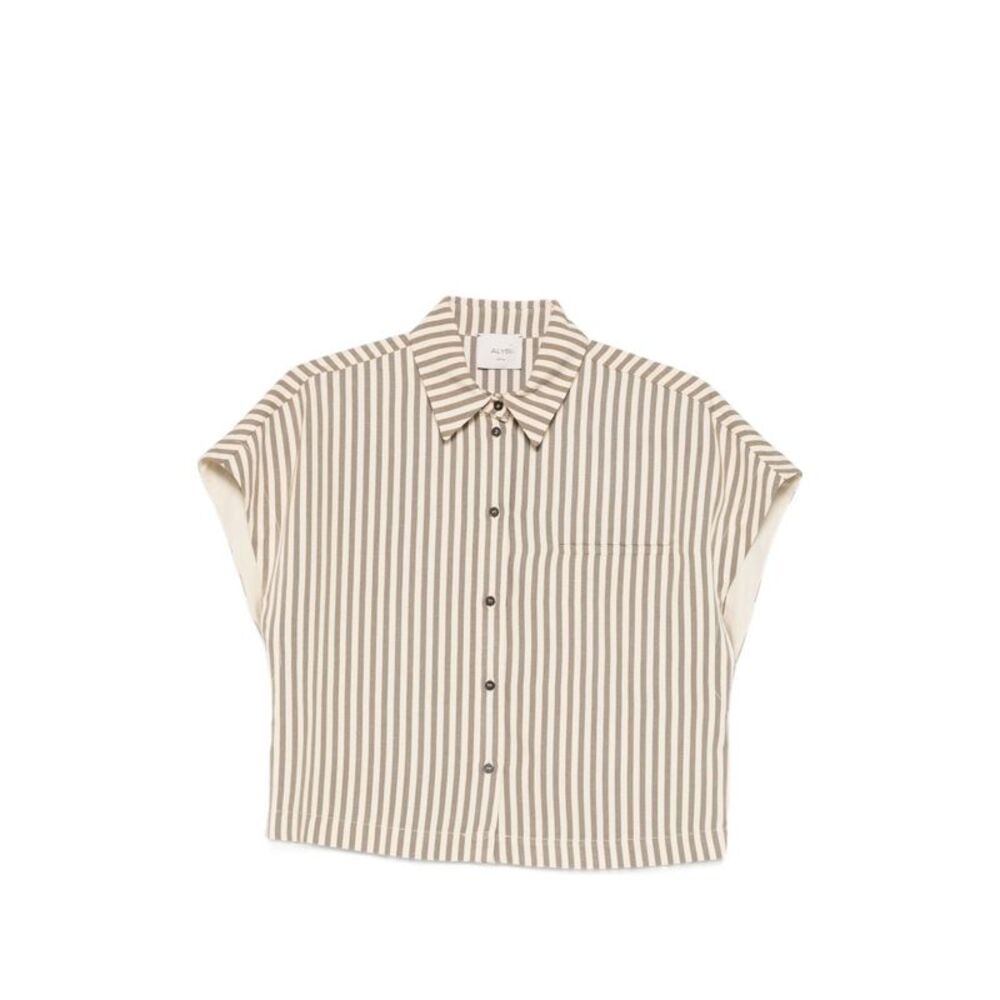 Alysi Women Striped Shirt